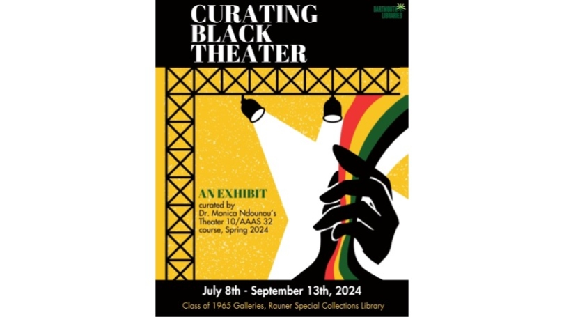 curating black theater poster